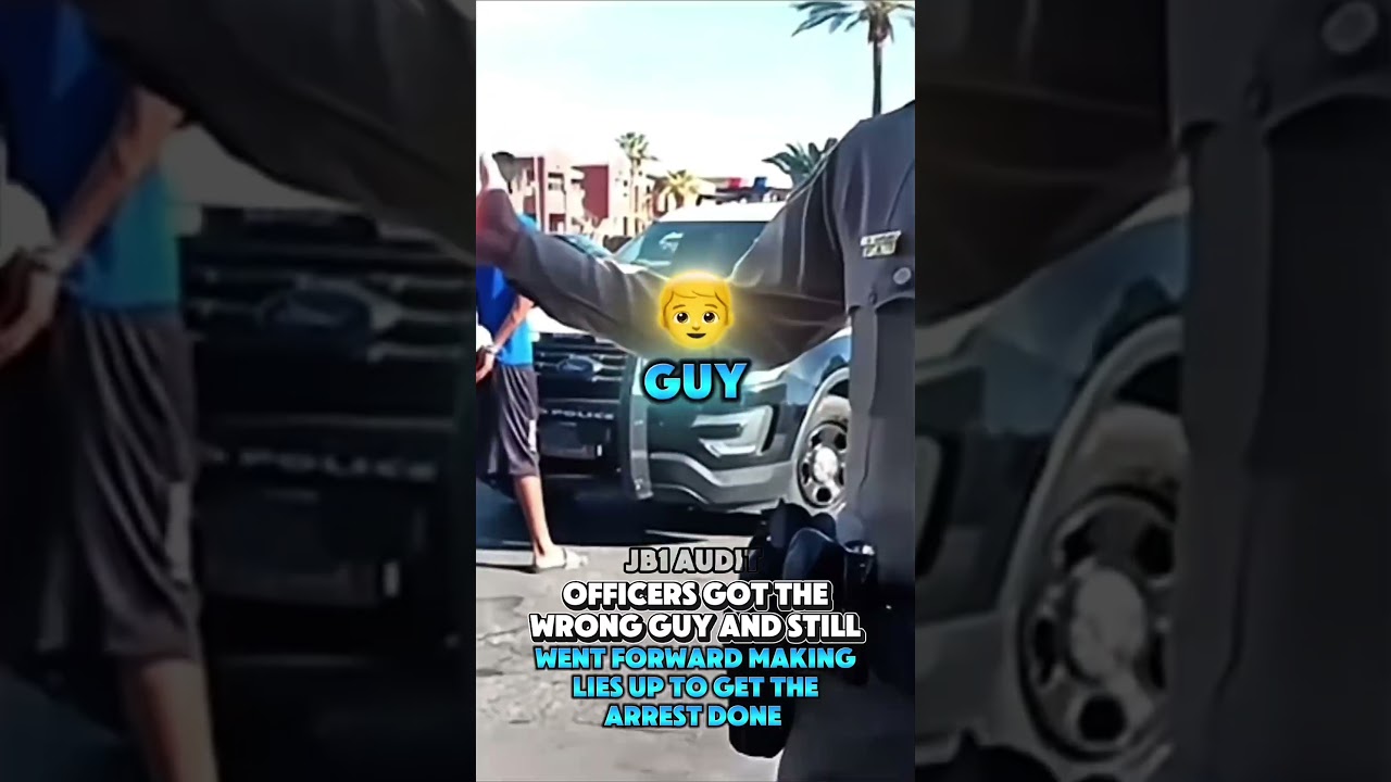 Cops got the wrong guy and took him in on made up lies being told #shorts #policeofficers #cops