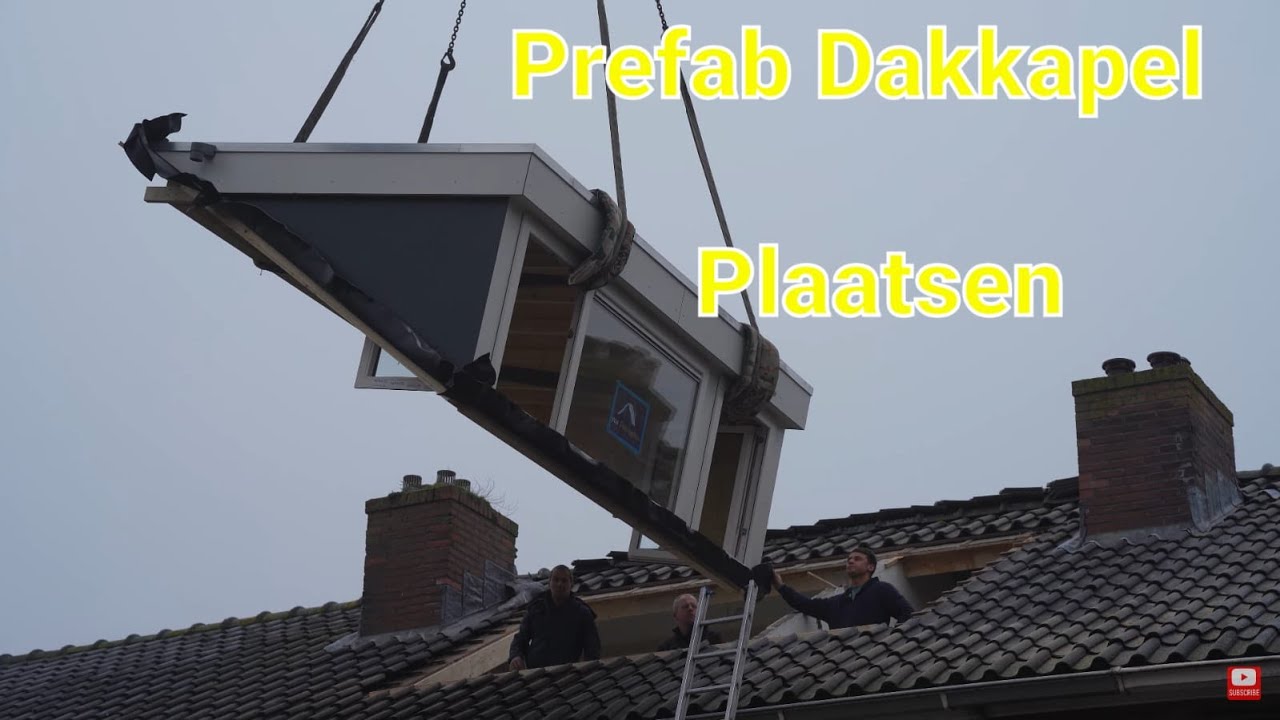 Dakkapel plaatsen binnen 4 uur (Prefab)  Dormer window within 4 hours prefabricated Vos Dakkapellen