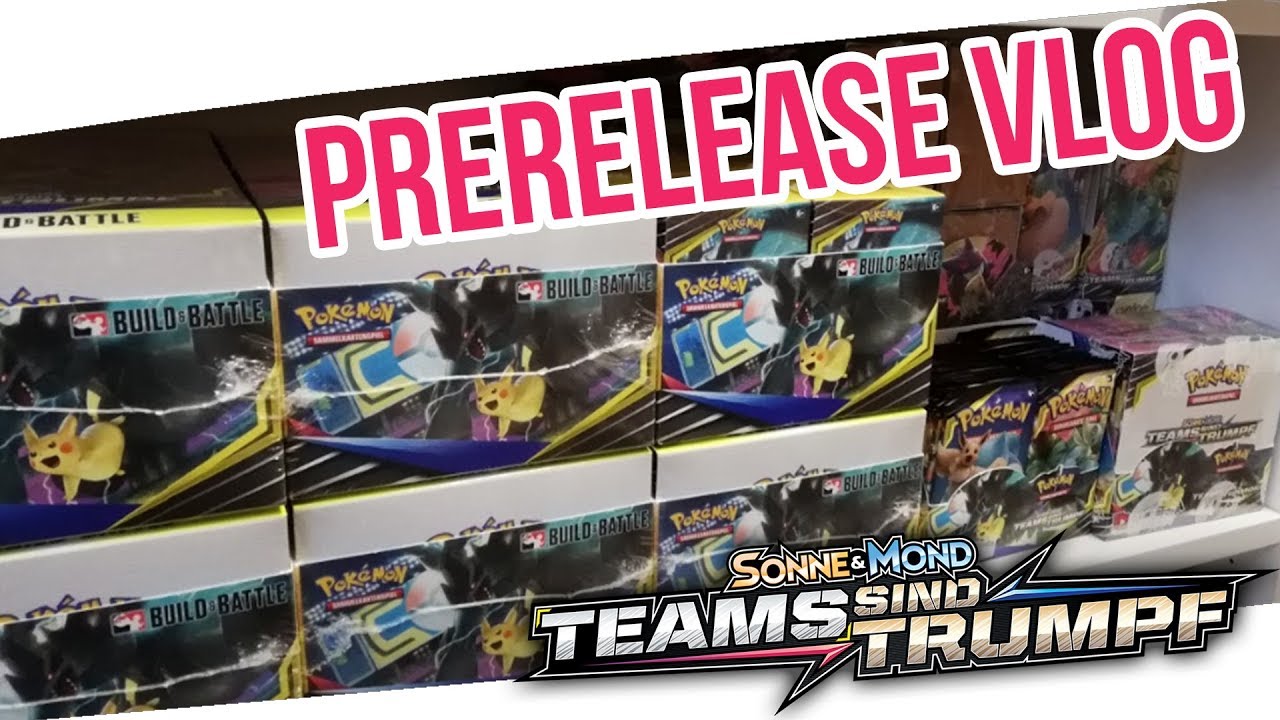 SM9 PRERELEASE VLOG! TEAM UP PARTY in KAISERSLAUTERN! Pokemon Teams sind Trumpf