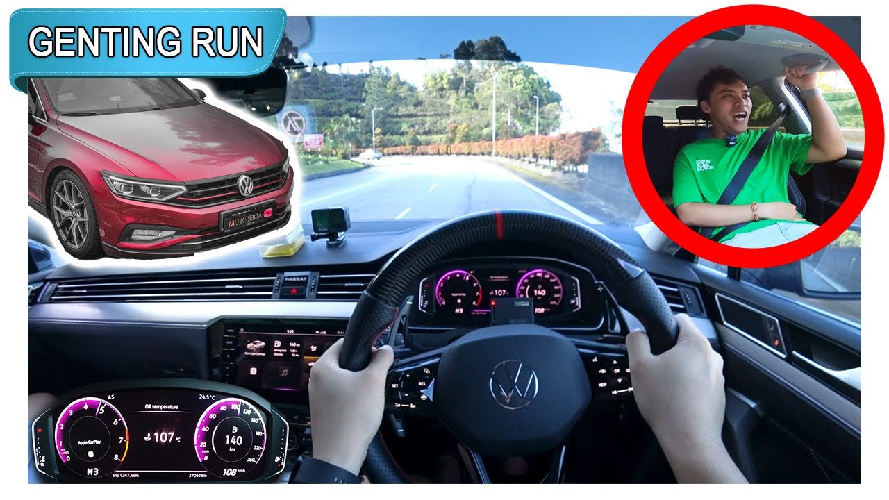 Part 2/2 |@leeroywong666's VW Passat Elegance B8.5 | Malaysia #POV  [Genting Run 冲上云霄] [CC Subtitle]