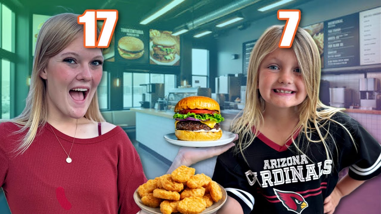 ORDERiNG our AGE from the FAST FOOD Menu!