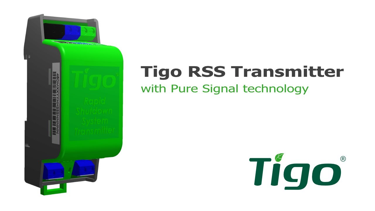 Передатчик Tigo RSS (система быстрого отключения) с технологией Pure Signal
