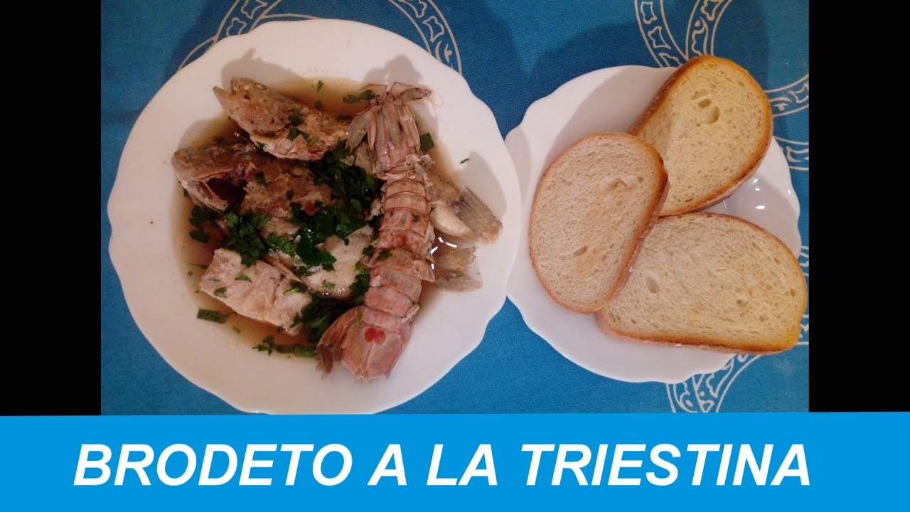 BRODETO A LA TRIESTINA - ZUPPA ALLA TRIESTINA ; TRIESTE MANNER FISH SOUP