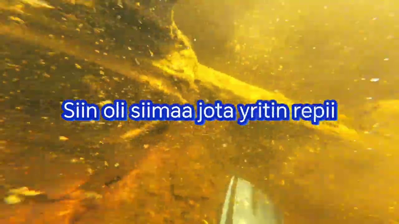 Ensimmäinen sukellukseni uponneelle Lotjalle. 