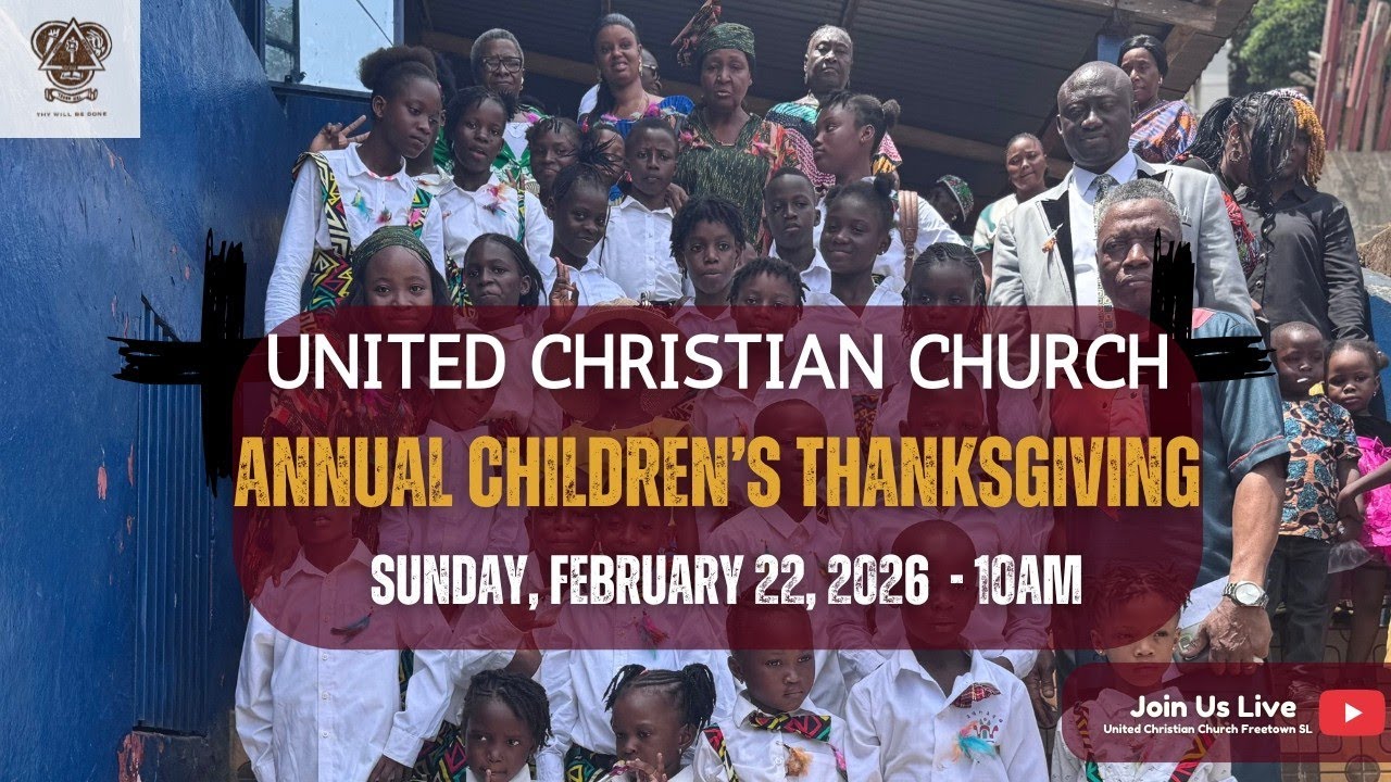 UCC Children's Thanksgiving Service