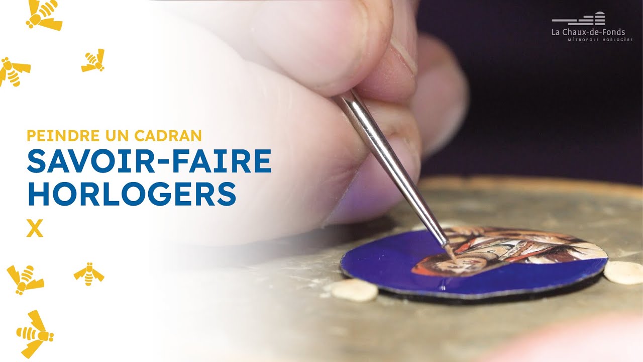 Savoir-faire Horloger : (X) Peindre un cadran en peinture-émail avec Jean-Luc Peter