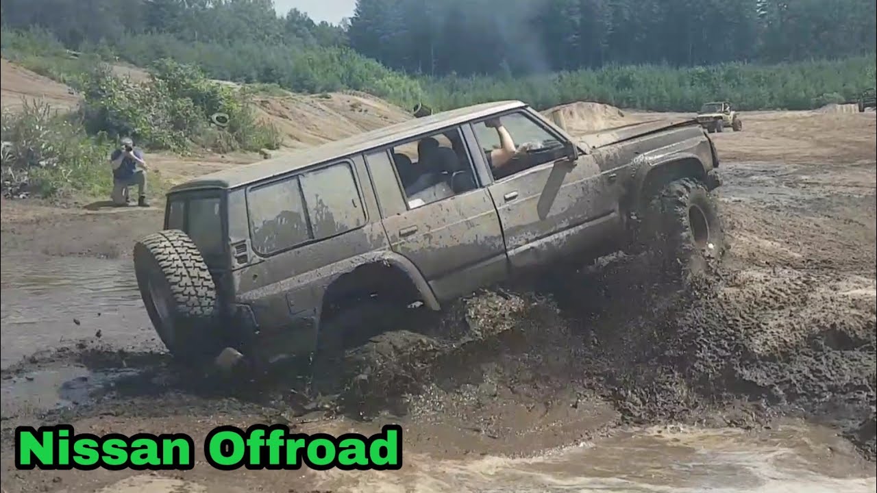 Бешенная вывеска диагоналка на Патроле Nissan Patrol Y60 Offroad Fursten Forest
