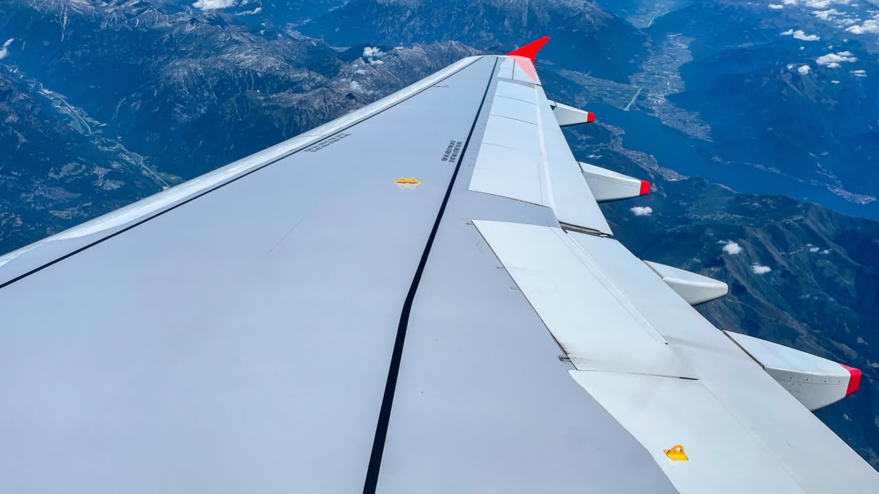 *Smooth landing !* Chair Airlines | A319 | Heraklion (HER) - Zürich (ZRH) | takeoff and landing