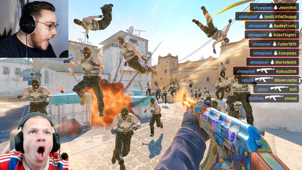 Can Jynxzi & ohnepixel beat 60 Players (Knife Only)