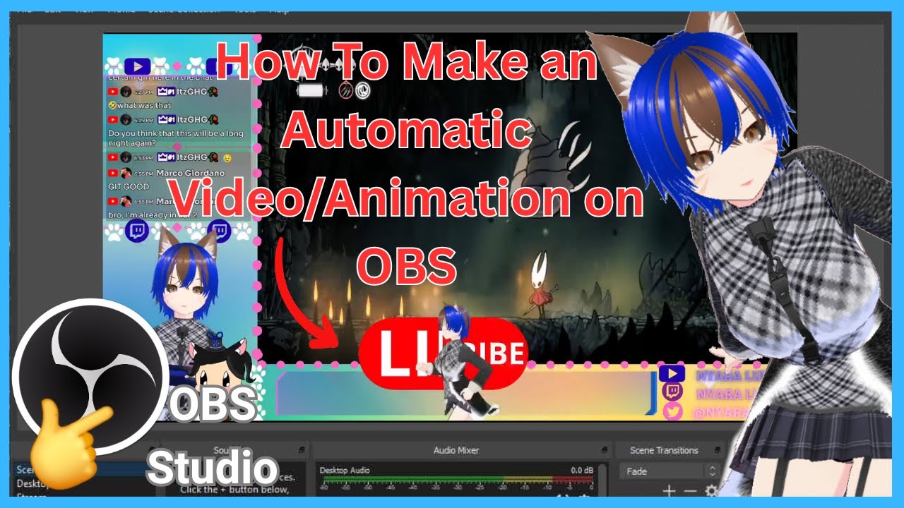OBS Macro? How To Make Timed Loop Animations on OBS!!