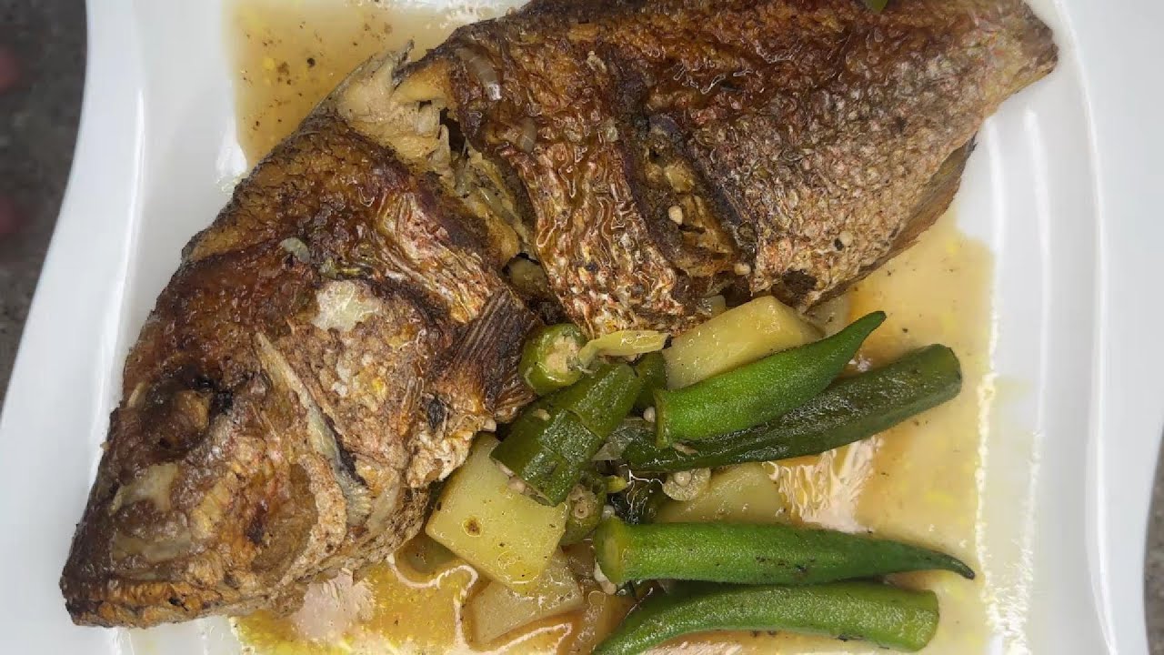 The Perfect Tropical Meal | Brown Stew Red Snapper