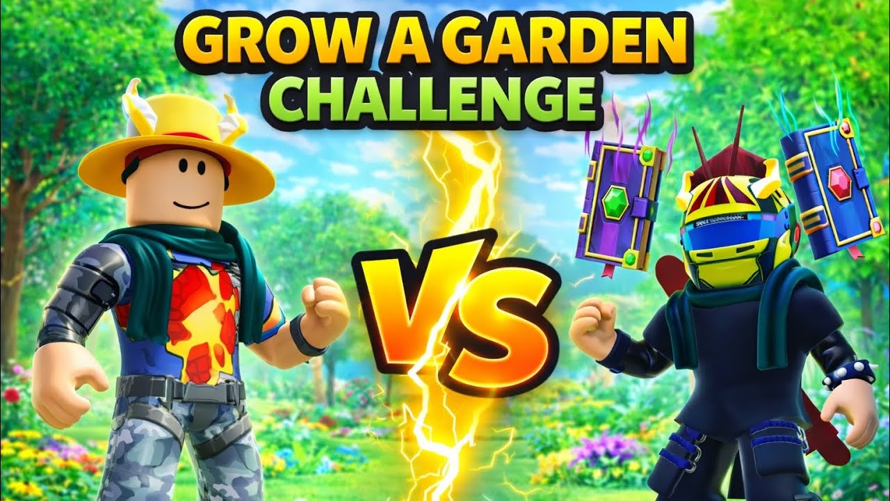 I Challenged My Brother in Grow A Garden 🌱💰 | Who Can Make More Money? (Roblox)