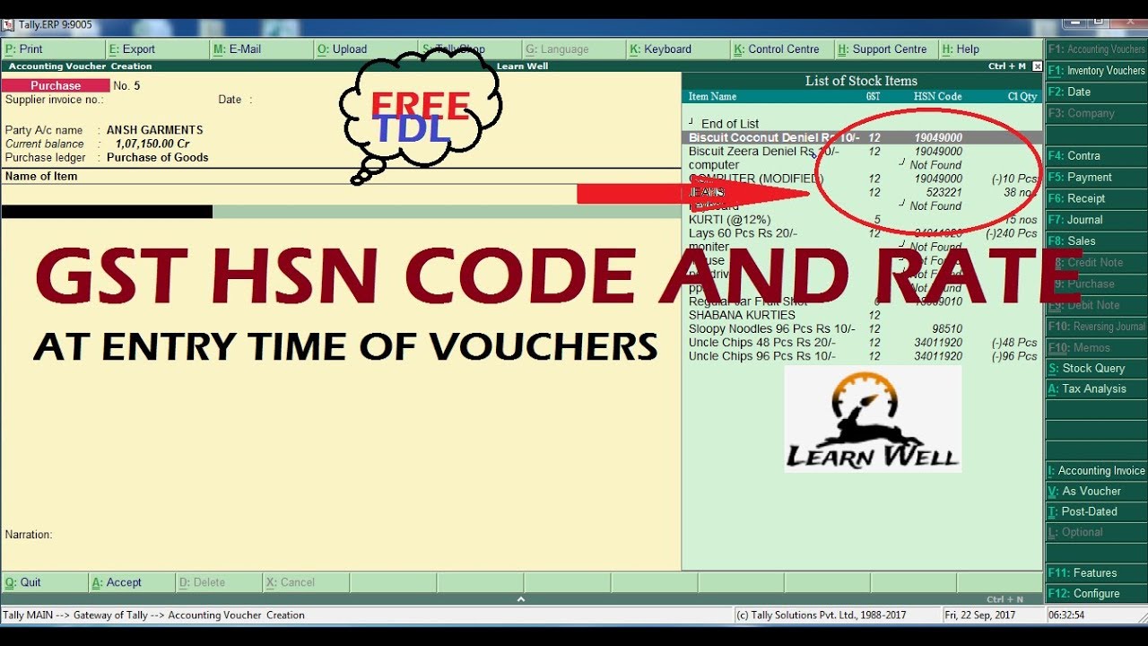 GST RATES WITH HSN CODE