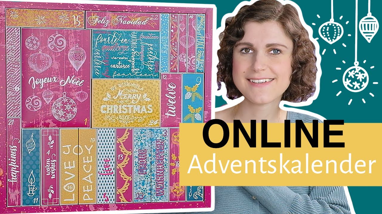 Handlettering & Kalligrafie mit dem Adventskalender von @ONLINEgermany