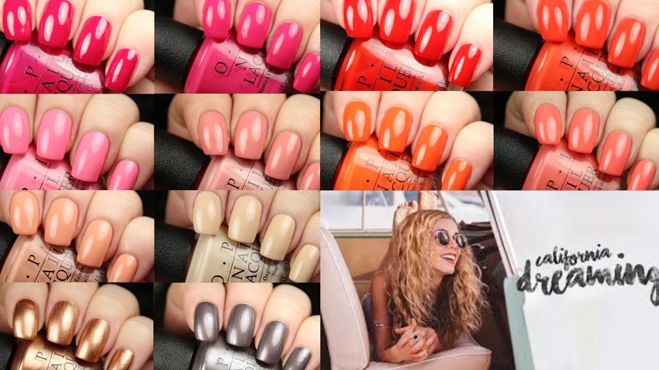 OPI California Dreaming | Live Application + Dupes/Comparisons
