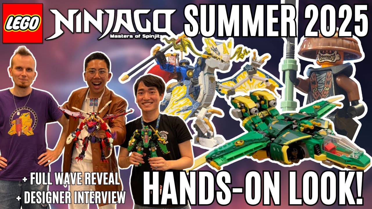 Hands-On with the NEW Ninjago Summer 2025 Sets, Designer Interview, Full Wave Reveal!