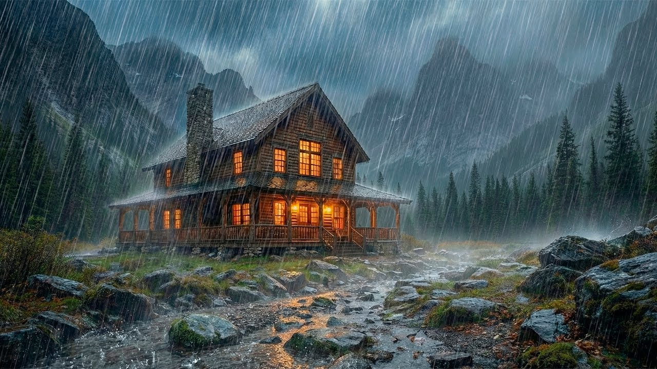Best Rain Sounds for Insomnia | Sleep for 5 Minutes After Rain | White Noise ASMR