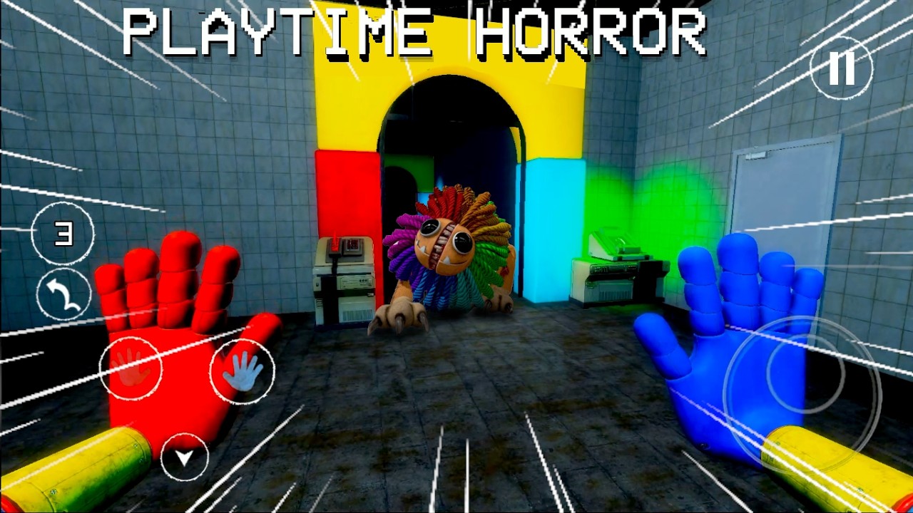 Lion Monster Toy of Poppy Playtime - Full Gameplay Mobile (Playtime Horror Chapter 1).