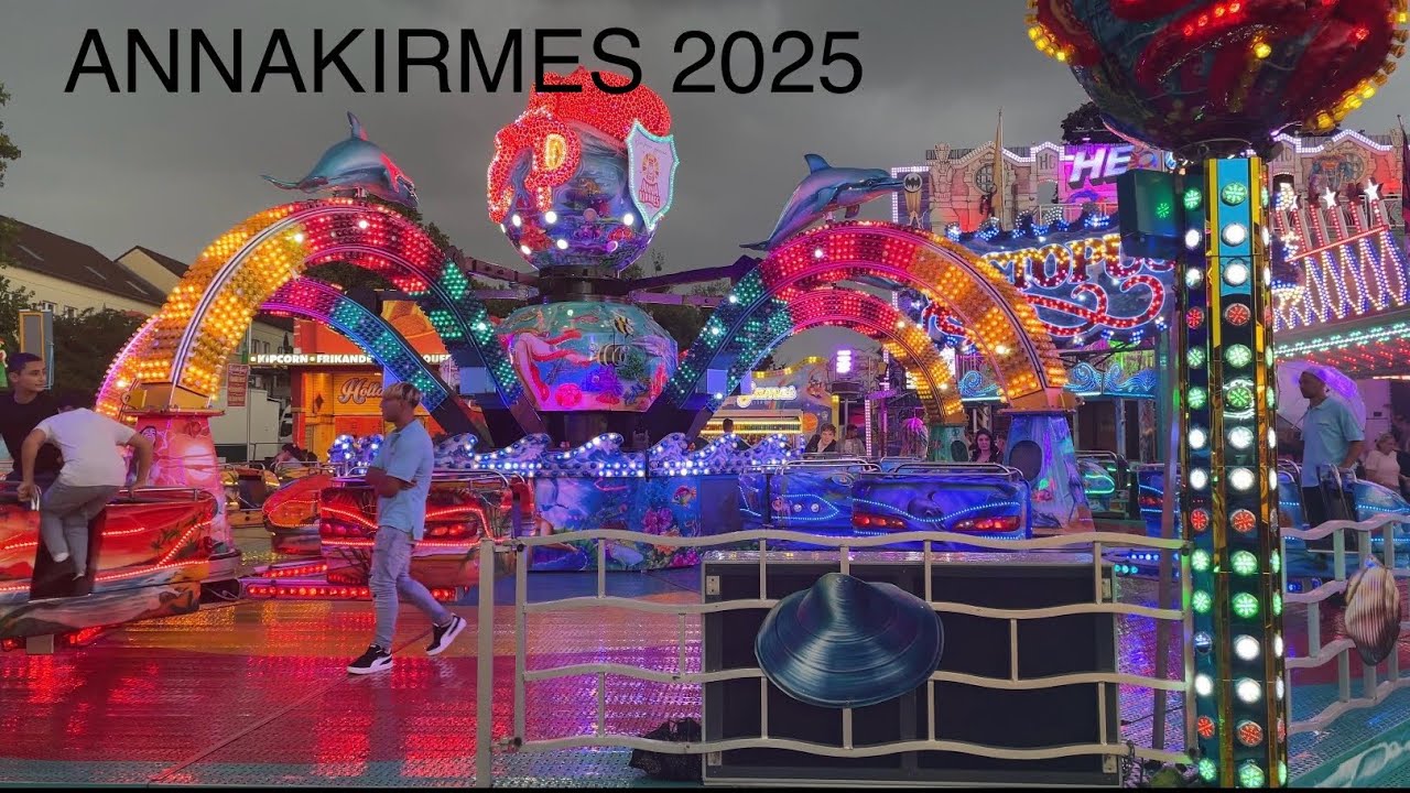 Kompletter Rundgang über die Annakirmes Düren 2025 🎠🎢🎡