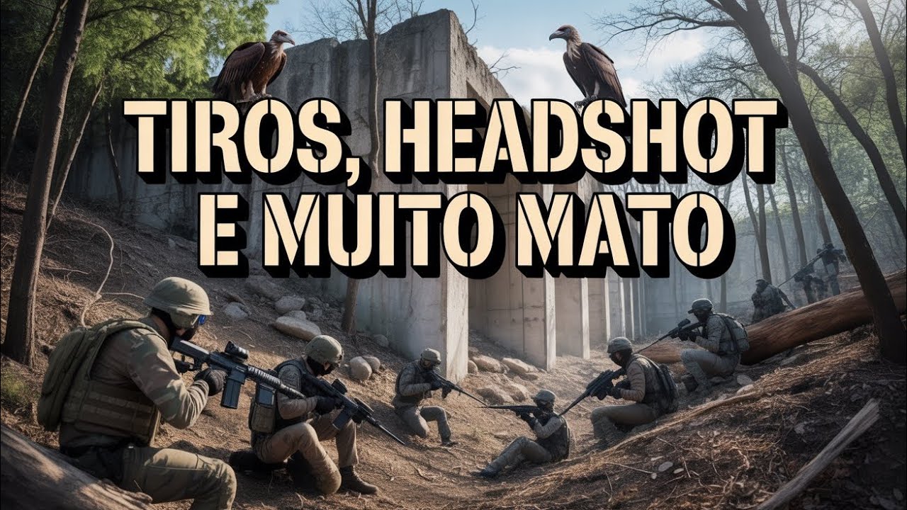 TIROS, HEADSHOT E MUITO MATO. GAMEPLAY DE AIRSOFT