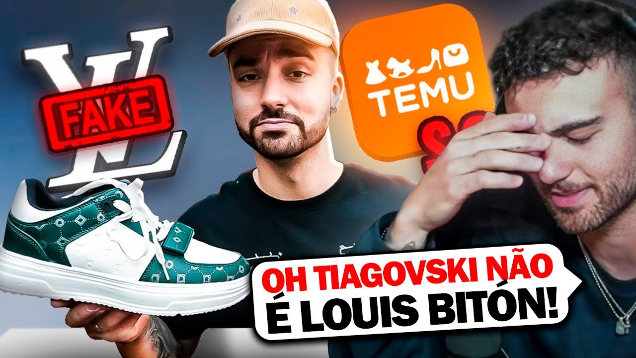 WINDOH REAGE A 'COMPREI PRODUTOS LOUIS VUITTON NA TEMU' DE TIAGOVSKI!