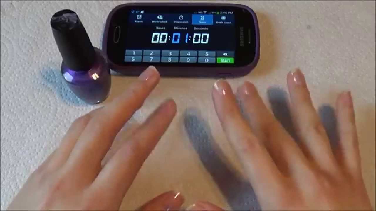 1 Minute Nail Polish Challenge