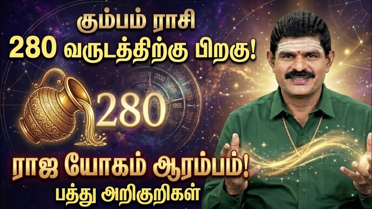 280 வருடத்திற்கு பிறகு கும்பராசிக்கு தேடிவரும் 10 நற்செய்திகள் | Kumbam Rasi Palangal