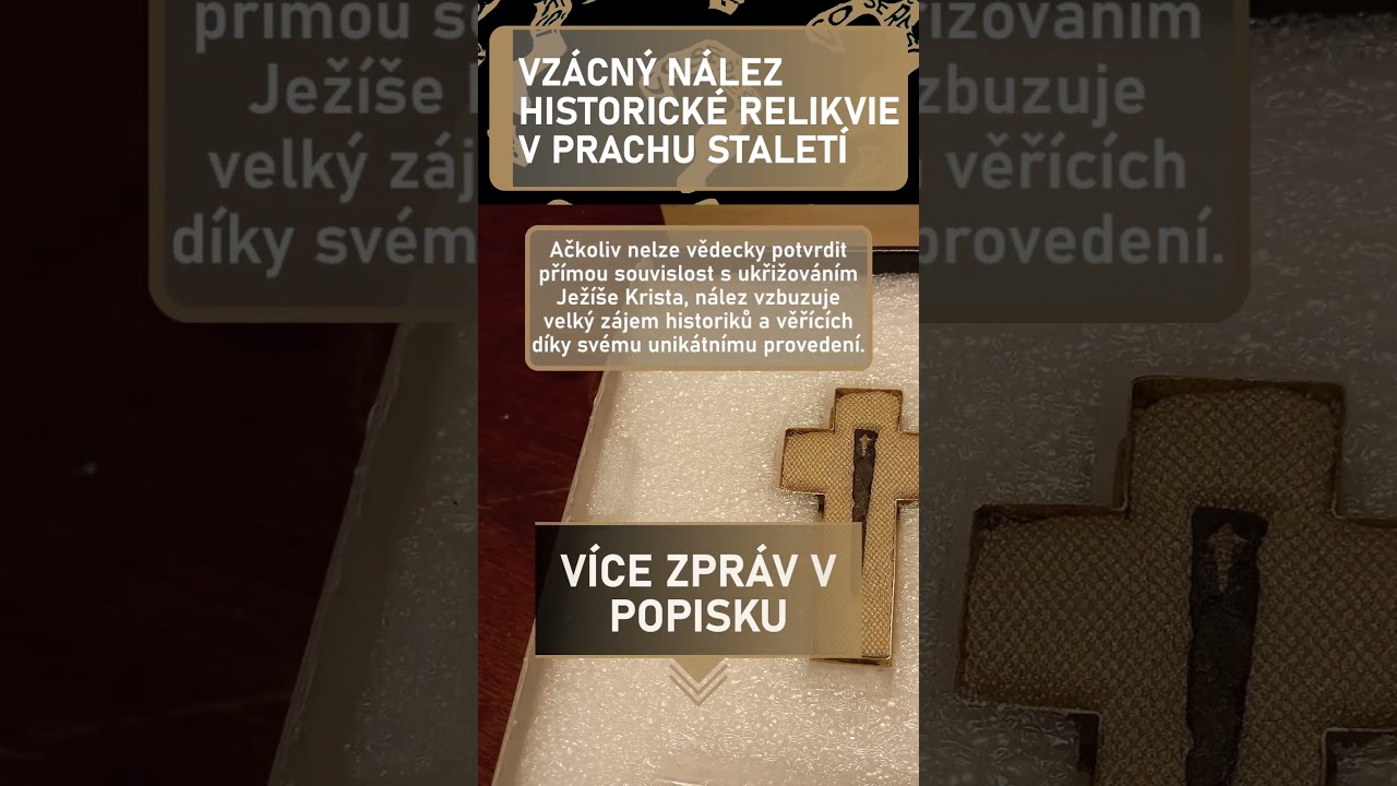 Vzácný nález historické relikvie v prachu staletí