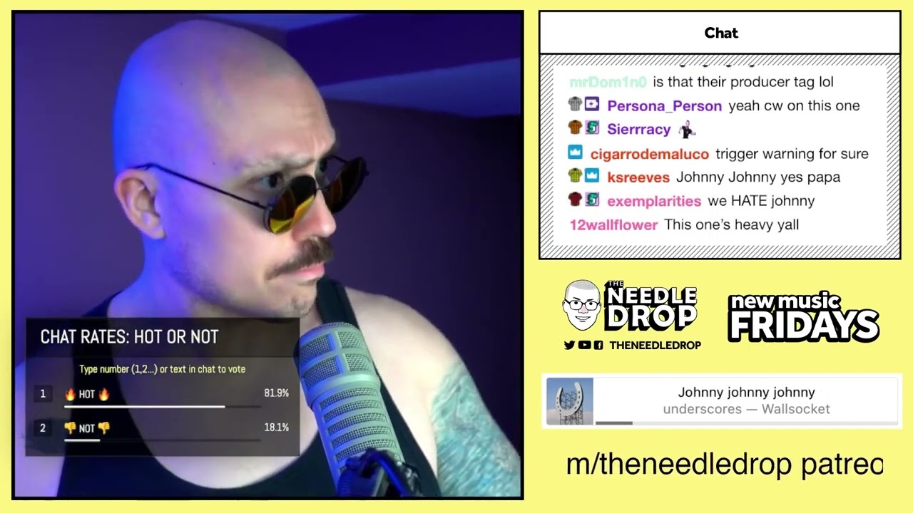 Anthony Fantano reacts to underscores - Wallsocket (TND New Music Friday Stream)