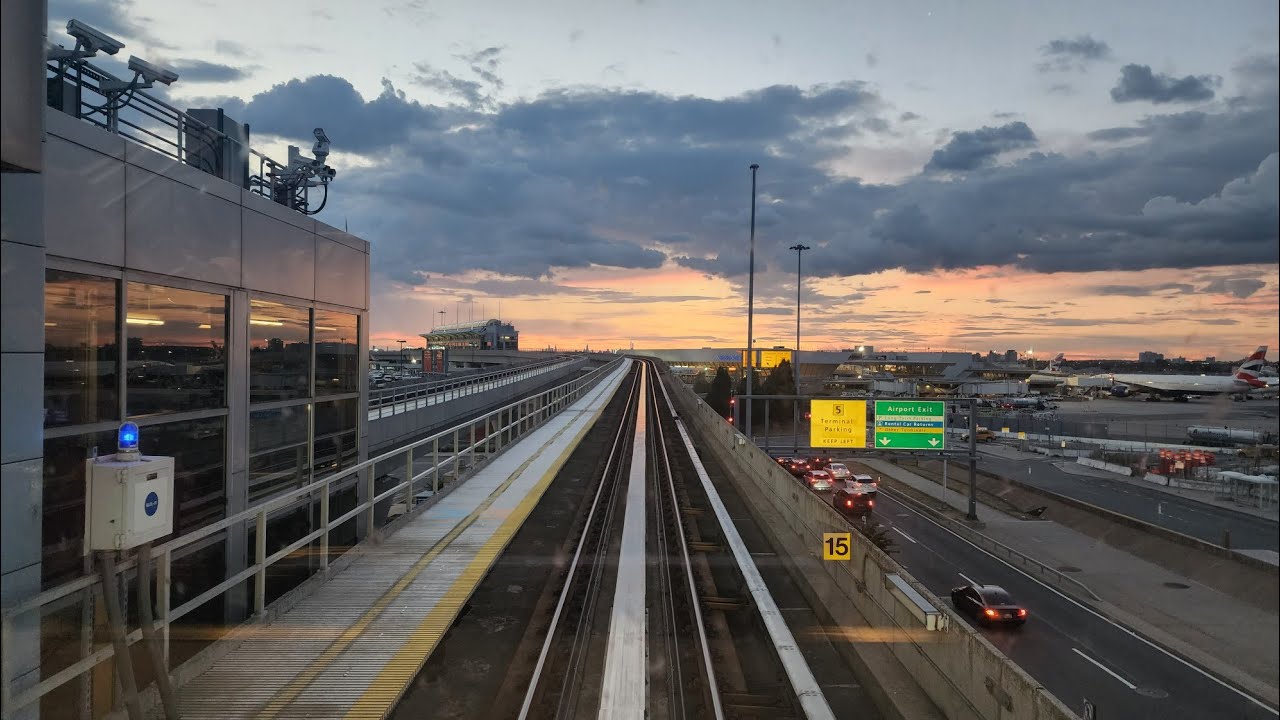 JFK Airtrain: All Terminals Loop Full Ride starting and ending at Terminal 8