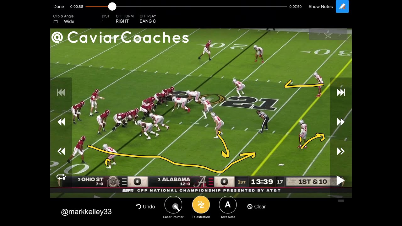 Alabama RPO's vs Ohio State