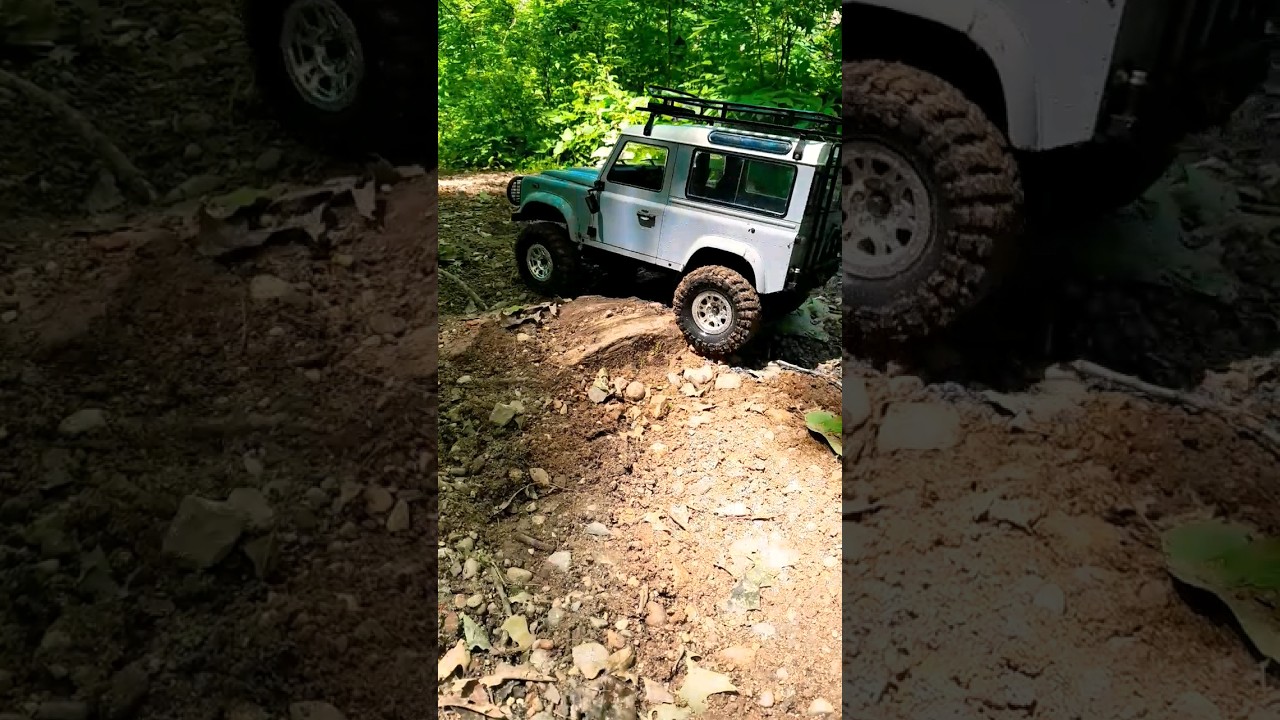 Rc4wd Defender D90 Trailing #rc4wd #defender #offroad #rc