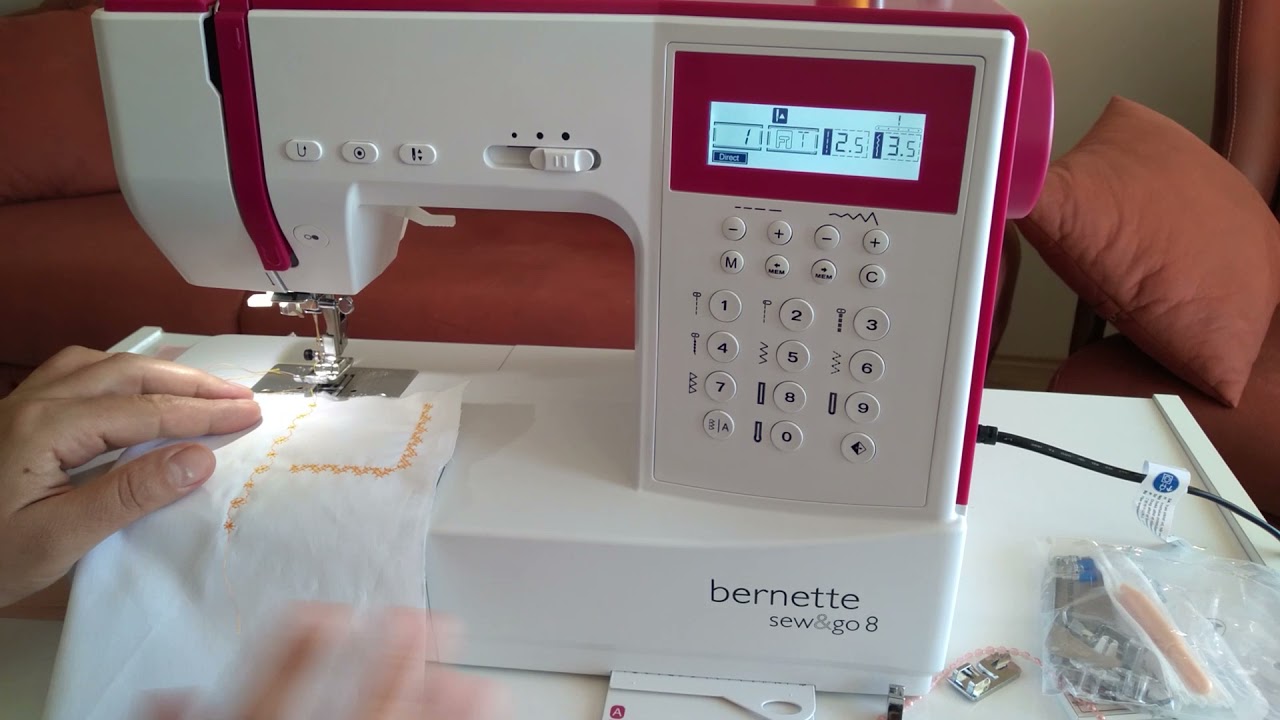 DİKİŞ MAKİNESİNİ EN KOLAY ŞEKİLDE ÖĞRENMEK (BERNETTE SEW&GO 8) TÜM MAKİNELERDE GEÇERLİ