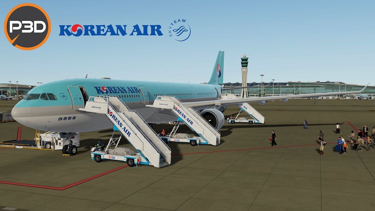 P3D v5.3 | Full Flight | Seoul Incheon (RKSI) - Phuket (VTSP) | A333 | KE637