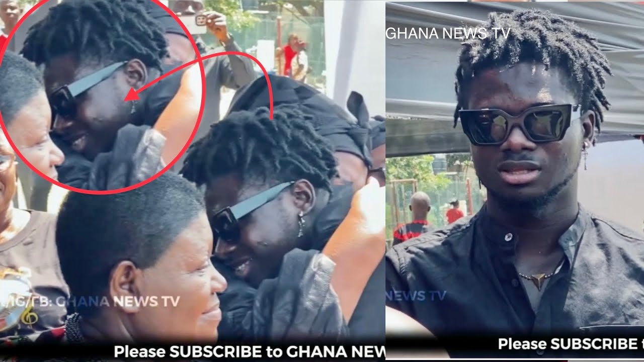 Kuami Eugene breaks down as he met AB Crentsil’s widow.