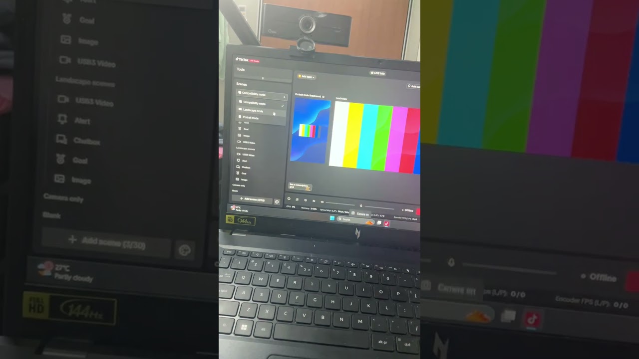 #Laptopနဲ့iPadနဲ့ချိတ်ပြိးTikTokမှာ live Stream လုပ်နည်းအပိုင်း1