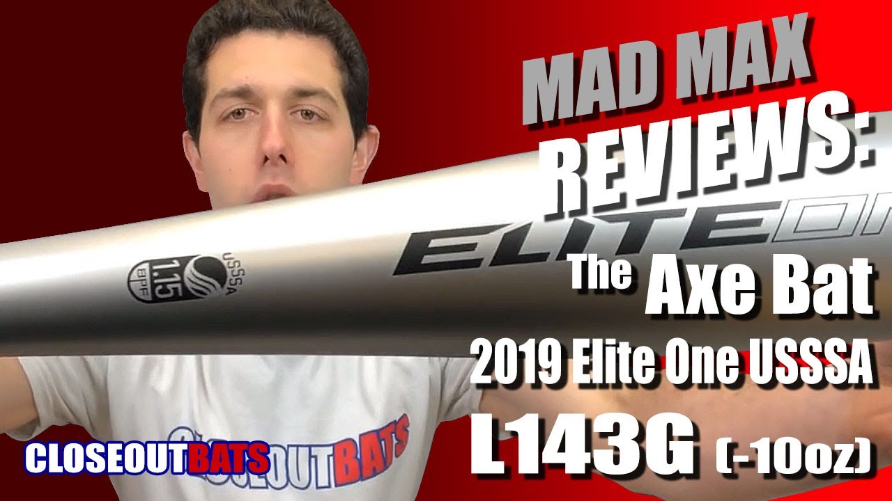 Closeoutbats.com Axe Elite One 2-3/4 Big Barrel USSSA Bat L143G  -10oz 2019
