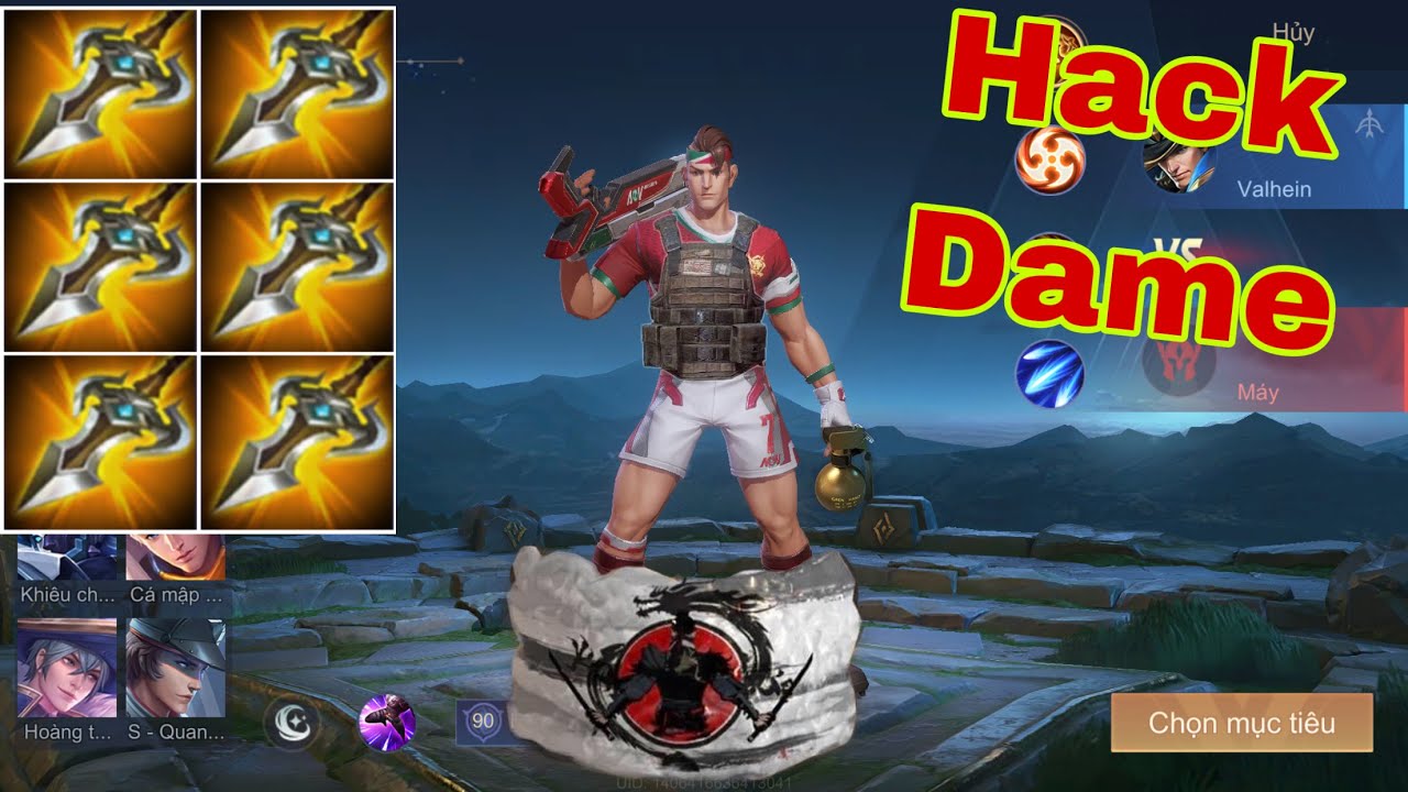 LIÊN QUÂN : Valhein Xe Ôm Lên Full Thương Long Bắn Như Hack - Trận Đấu Học Đòi Tiktok