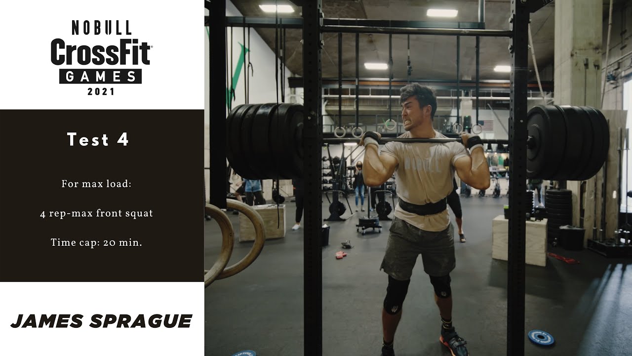James Sprague CONQUERS CrossFit Games Quarter Finals TEST 4 WOD!!!
