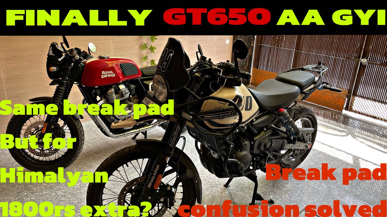 Himalyan450 | breakpad confusion | 650 450 same but 450 costs 1800 more?