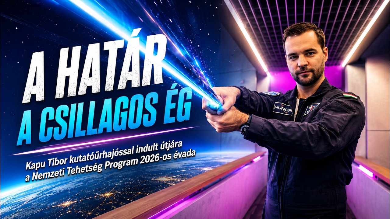 Kapu Tibor kutatóűrhajóssal indult útjára a Nemzeti Tehetség Program 2026-os évada