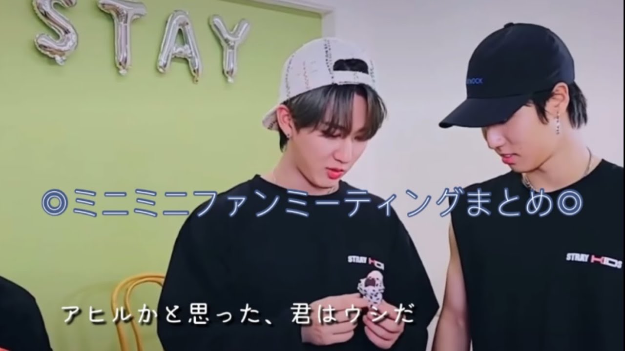 ❕スキズ◎ミニミニファンミーティングまとめ