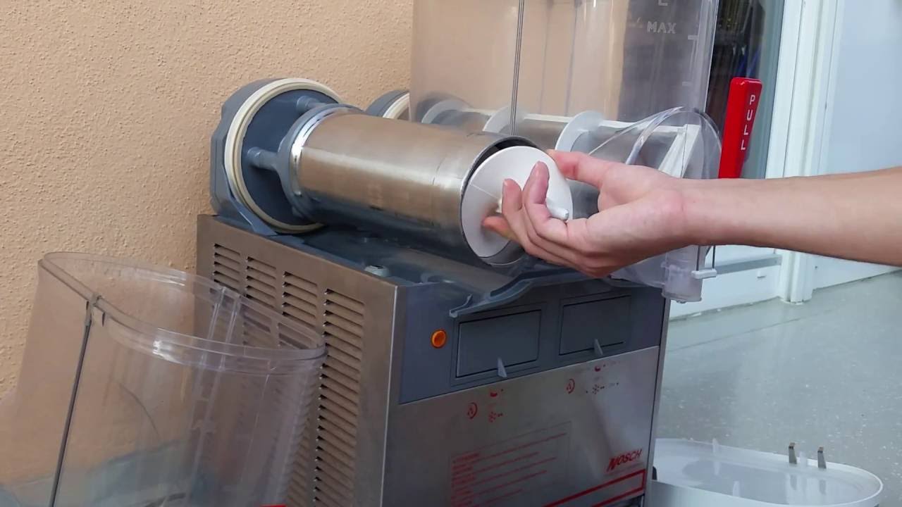 Slush Ice Maschine Demontieren / Reinigen ,,, Nosch, Ugolini, Milano-v. Orobia 11