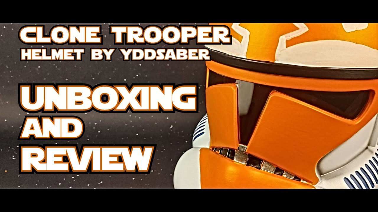 Ahsoka Company Clone Trooper Helmet | YDDSABER | AliExpress | Unboxing and Review