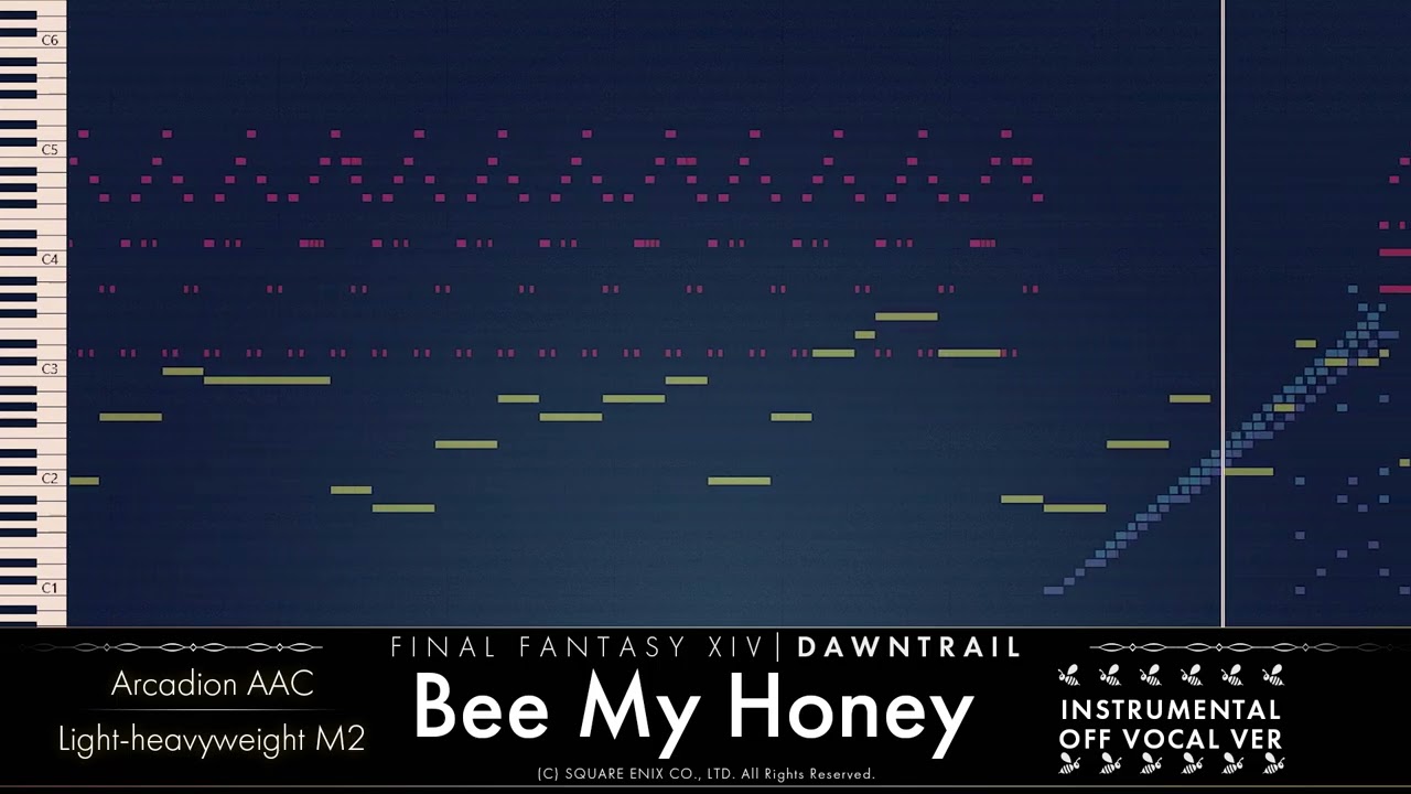 【FF14】Bee My Honey  ( Instrumental - Off Vocal ver )