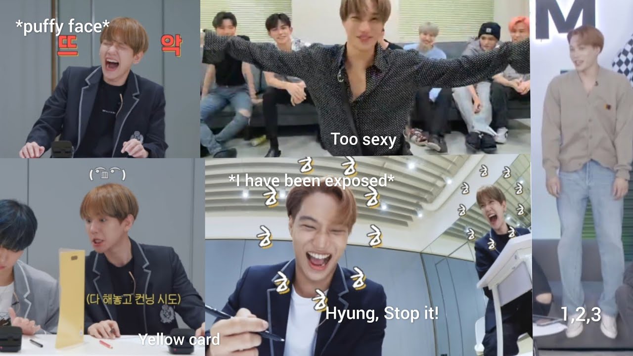 KAI JUDGING HIS BAEKHYUN HYUNG