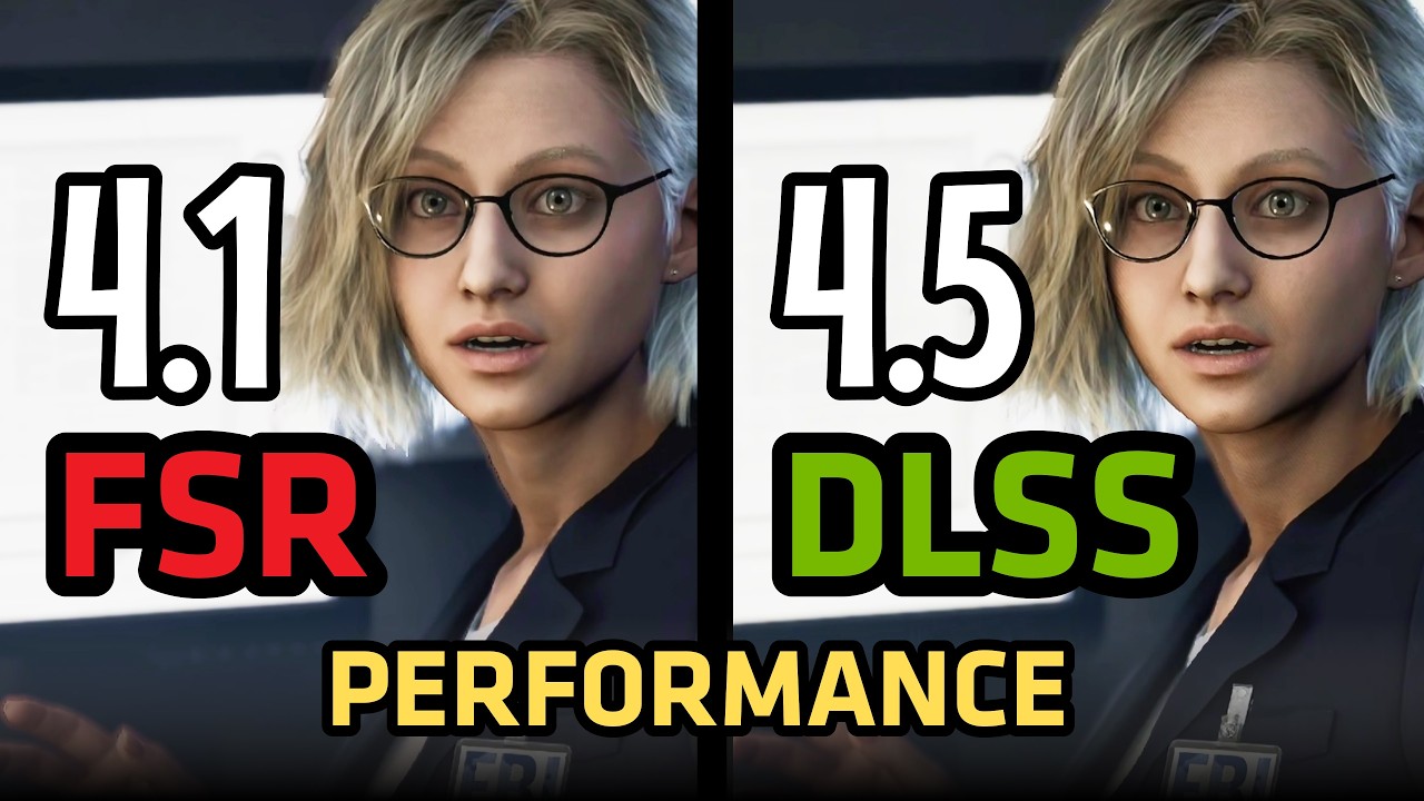 FSR 4.1 vs DLSS 4.5 - Resident Evil 9: Requiem