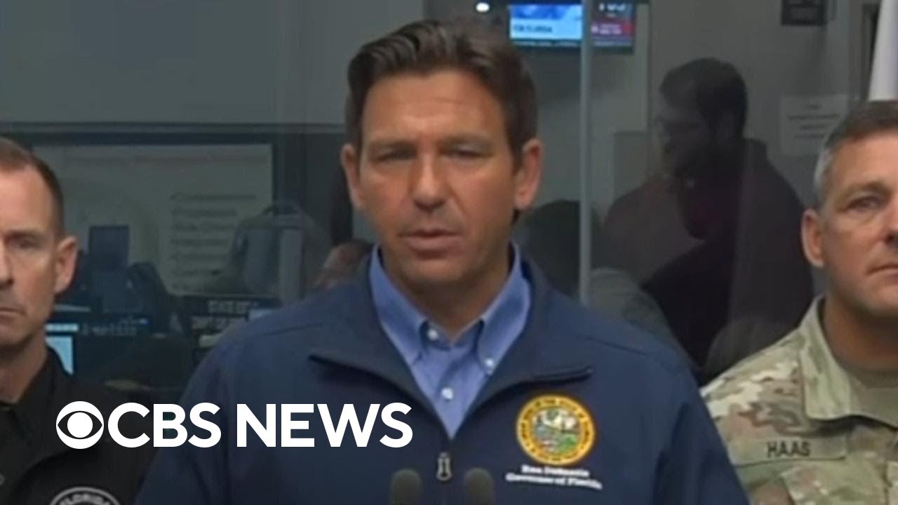 Florida Gov. Ron DeSantis gives update on Milton after storm moves across state