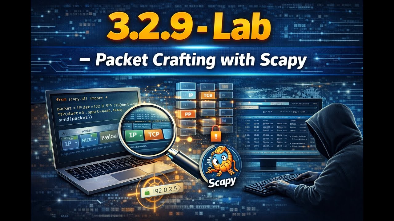 3 2 9   Lab   Packet Crafting with Scapy