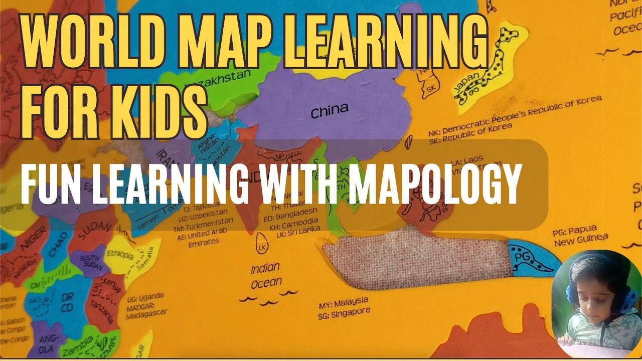 World Map Learning for Kids | Countries, Capitals Explained with Mapology